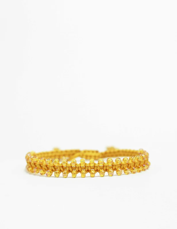 Ally Seed Bead in Mustard