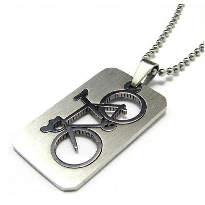 Cycolinks Bicycle Pendant Necklace