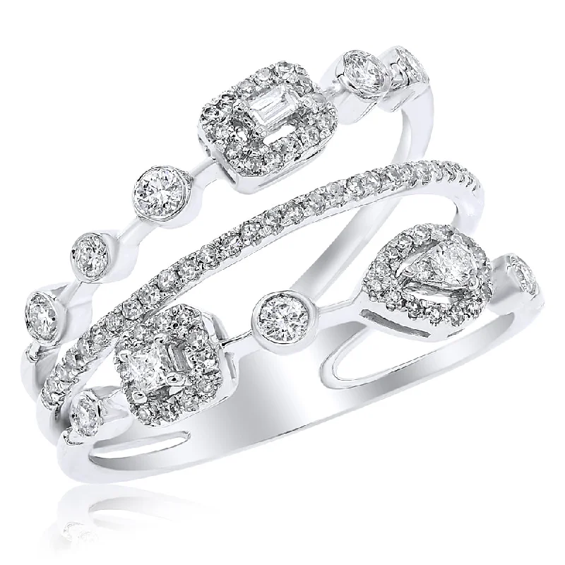 14KTWG RING 0.34CTS BG 0.03CTS PR 0.03CTS 3.85GR 91S