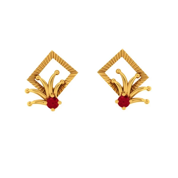 22KT (916) Yellow Gold Earring For Women