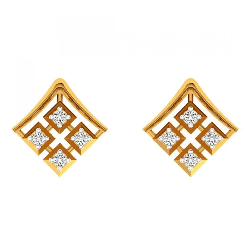 22KT (916) Yellow Gold Earring For Women