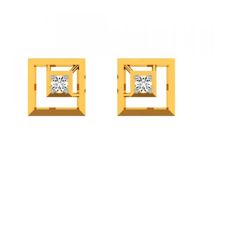 22KT (916) Yellow Gold Earring For Women