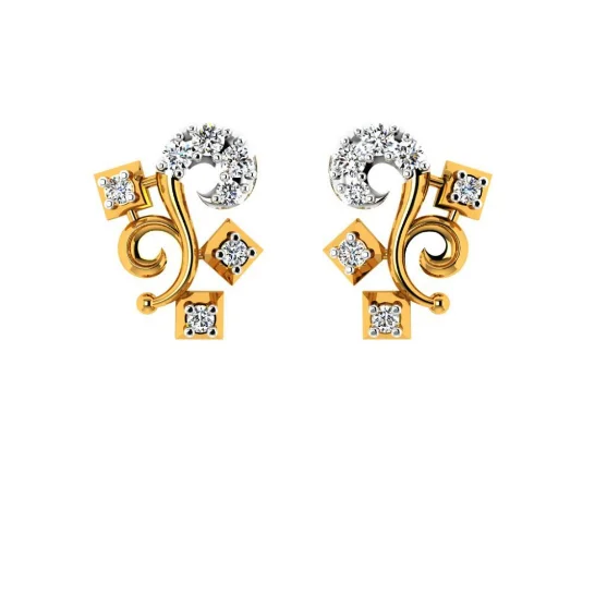 22KT (916) Yellow Gold Earring For Women