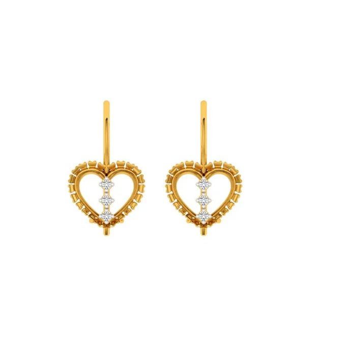 22KT (916) Yellow Gold Earring For Women