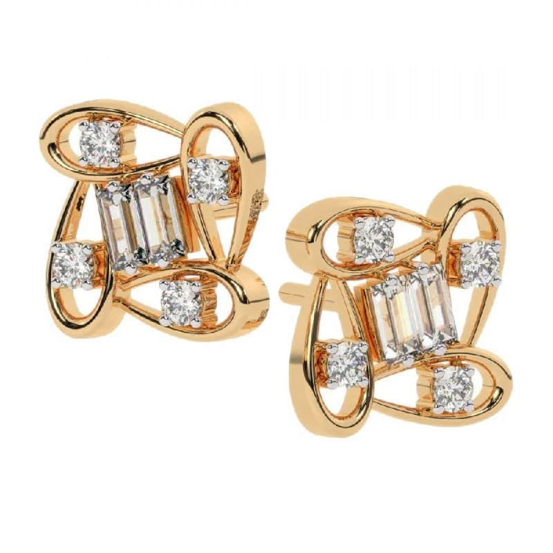 22KT (916) Yellow Gold Earring For Women