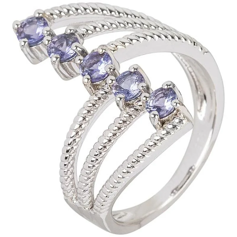 925 Sterling Silver Tanzanite Ring