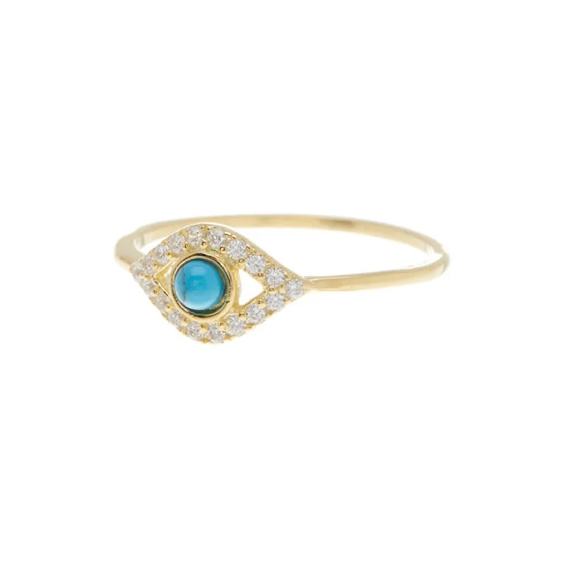 Adornia Evil Eye Ring