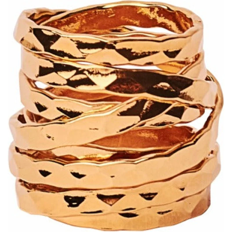 Jumbo rustic ties ring