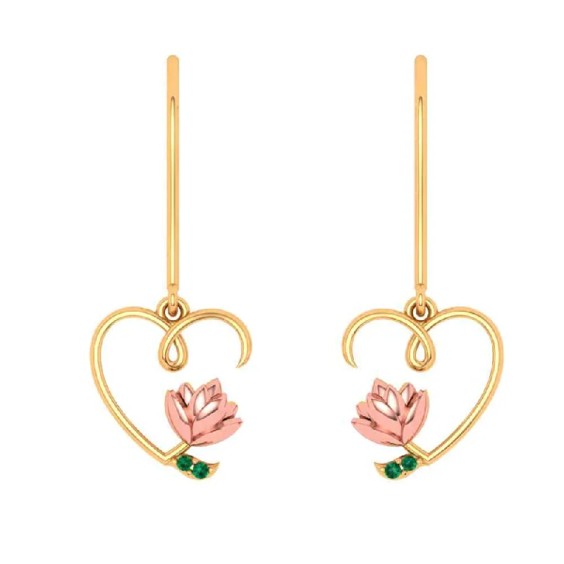 Love To Nature Gold Earrings