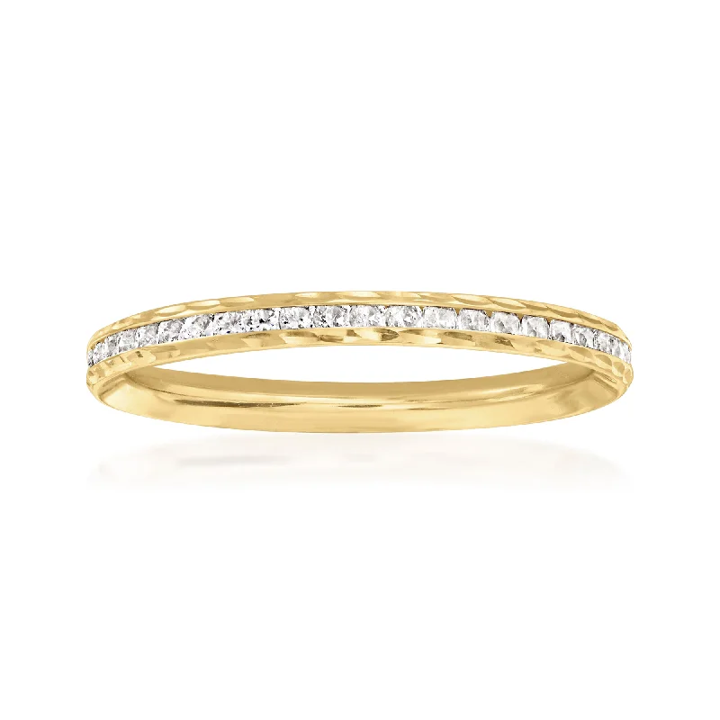 Ross-Simons CZ Ring in 14kt Yellow Gold