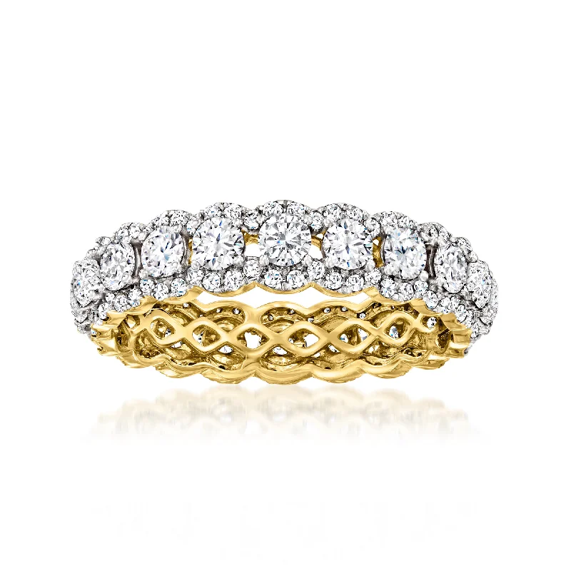 Ross-Simons Diamond Eternity Band in 14kt Yellow Gold