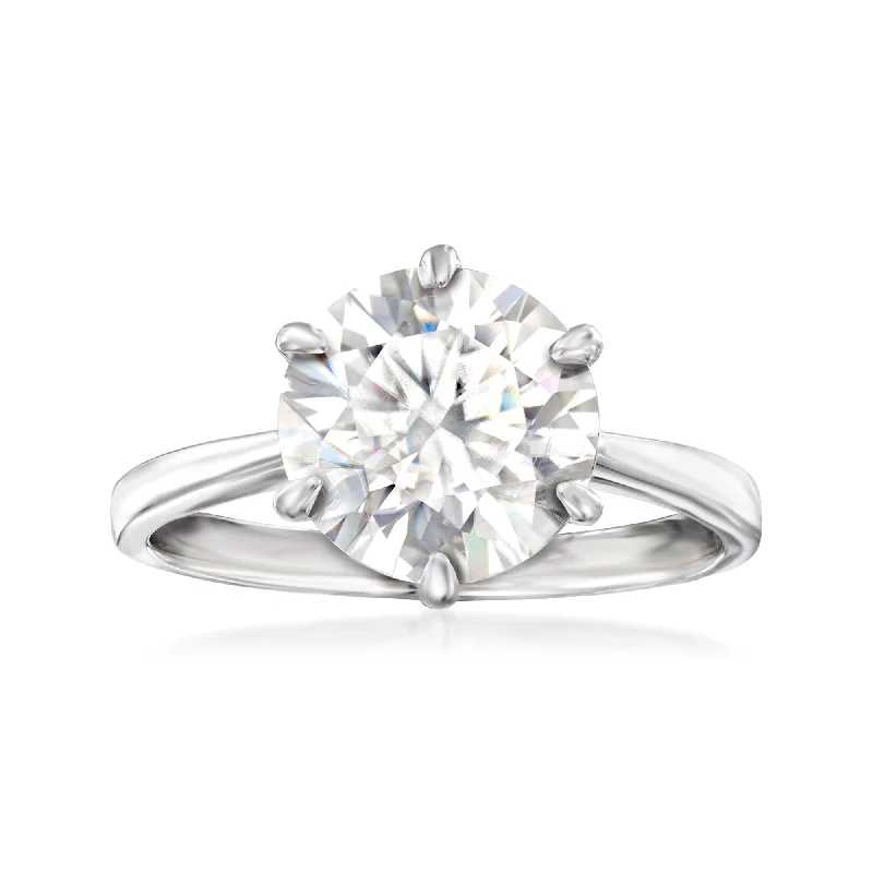 Ross-Simons Moissanite Solitare Ring in Sterling Silver