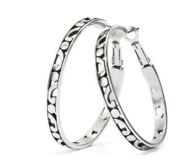 Contempo Large Hoop Earrings