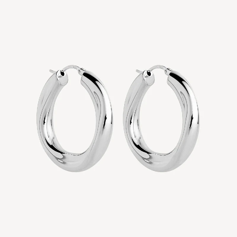 Dune Medium Hoop Earring