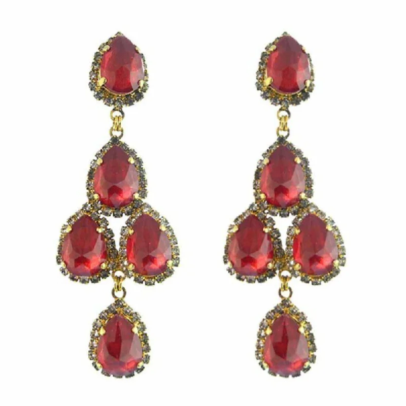 Dutchess Of Fabulous Earrings in Ruby