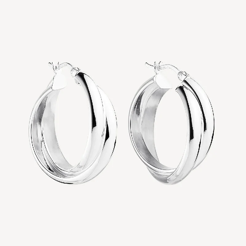 Honeysuckle Hoop Earrings