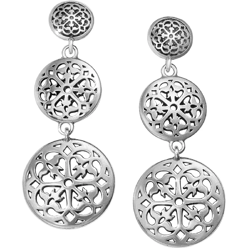 Ferrara Medallion Post Drop Earrings Success