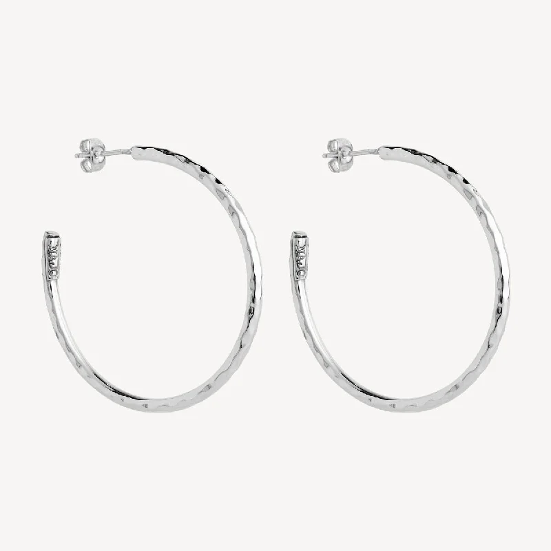 Moonglow 2.5x40mm Hoop Earring