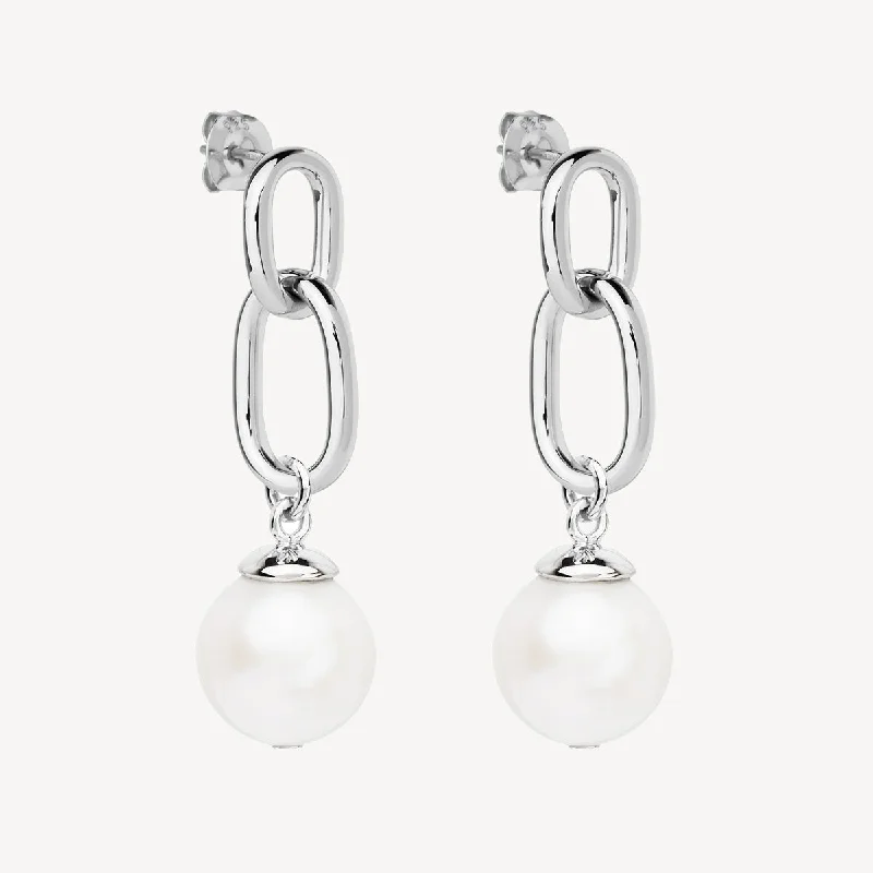 Sea Nymph Pearl Drop Earrings