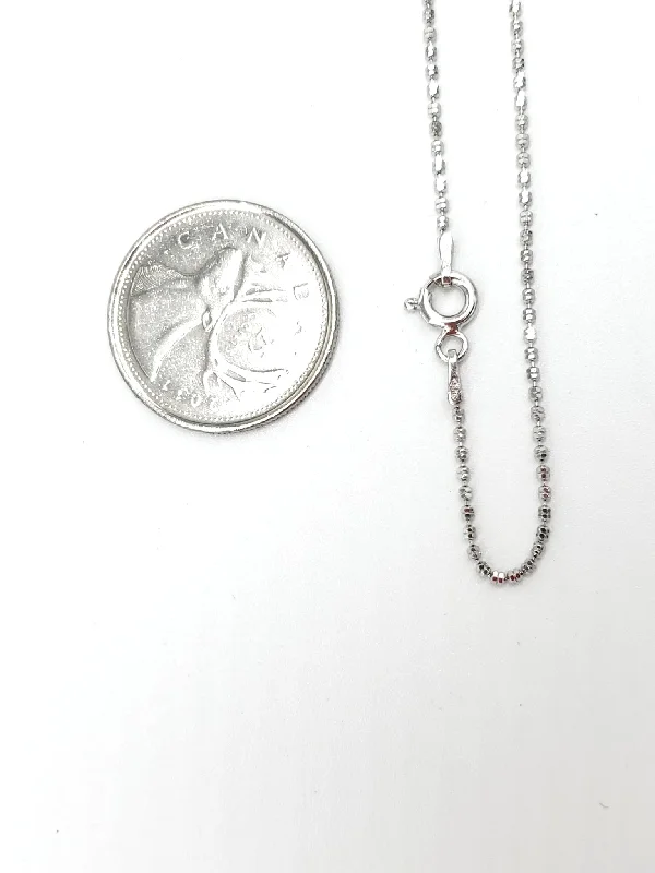 Sterling Silver Rosery Chain D-1.5mm