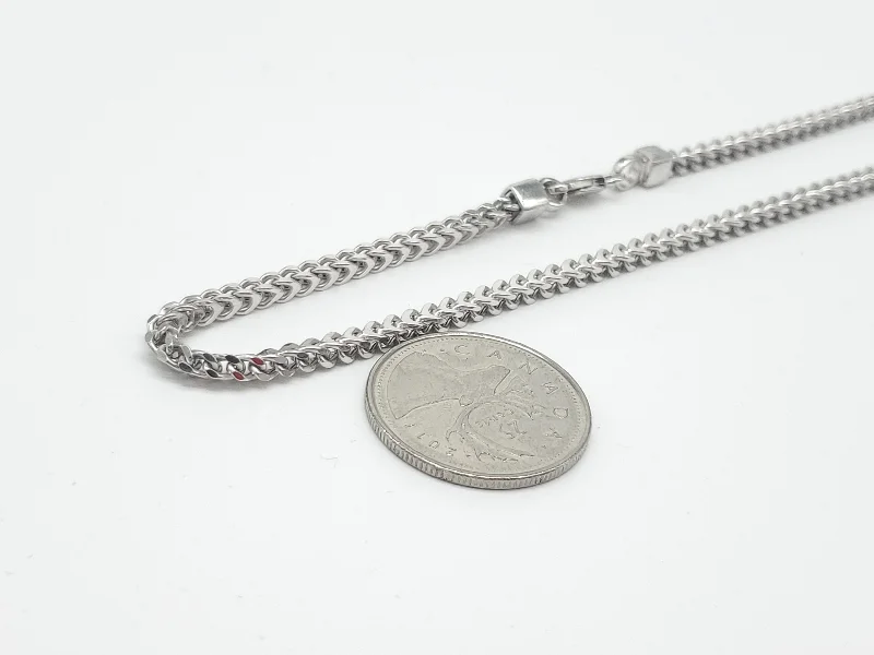 Sterling Silver Franco Chain H